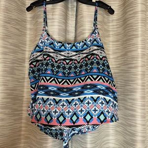 Ambiance Apparel Tribal Floral Top